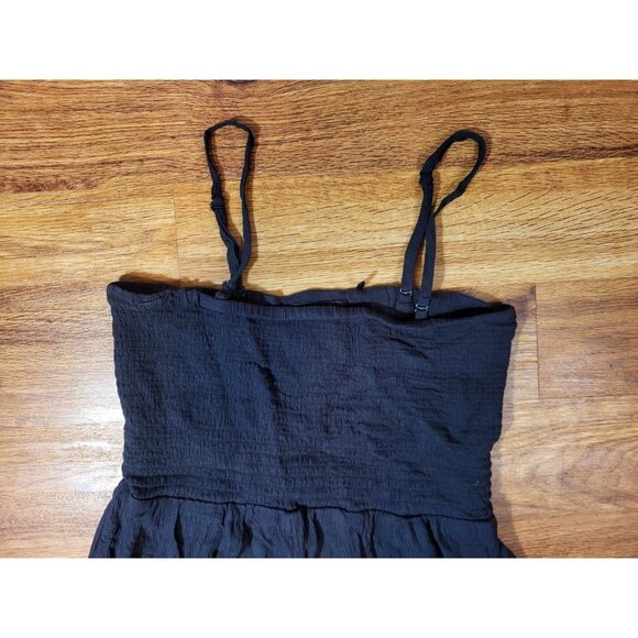 Prana Size Small Tomomi Black Gauze Romper - Picture 3 of 5